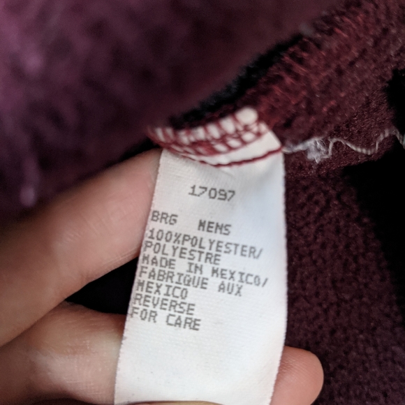 Woolrich Maroon Sweater Vest Zipper Closure Women's Size 2X - Picture 4 of 9